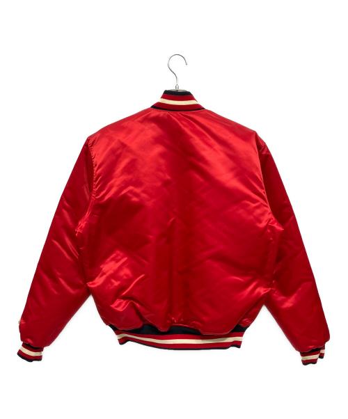 STARTER（スターター）STARTER (スターター) スタジャン Chicago Bulls リバーシブル ブラック×レッド サイズ:Lの古着・服飾アイテム