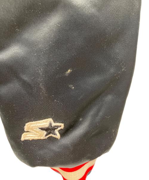 STARTER（スターター）STARTER (スターター) スタジャン Chicago Bulls リバーシブル ブラック×レッド サイズ:Lの古着・服飾アイテム