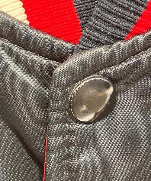 STARTER（スターター）STARTER (スターター) スタジャン Chicago Bulls リバーシブル ブラック×レッド サイズ:Lの古着・服飾アイテム