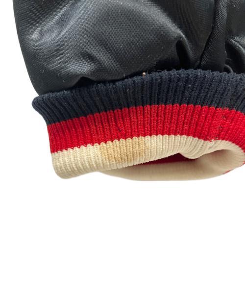 STARTER（スターター）STARTER (スターター) スタジャン Chicago Bulls リバーシブル ブラック×レッド サイズ:Lの古着・服飾アイテム