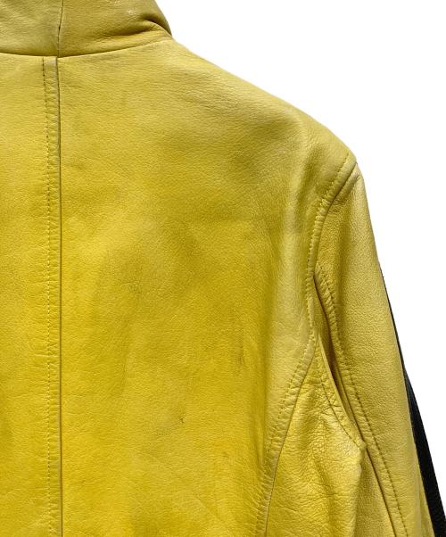 Schott（ショット）Schott (ショット) シングルライダースジャケット イエロー サイズ:Sの古着・服飾アイテム