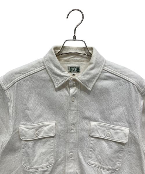 JELADO（ジェラード）JELADO (ジェラード) シャツジャケット ホワイト サイズ:17の古着・服飾アイテム