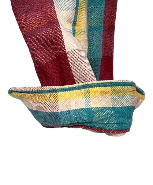 JELADO（ジェラード）JELADO (ジェラード) シャツジャケット ボルドー×グリーン サイズ:XLの古着・服飾アイテム