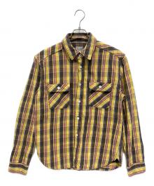 JELADO（ジェラード）の古着「シャツジャケット」｜イエロー×ピンク