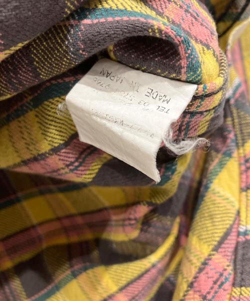 JELADO（ジェラード）JELADO (ジェラード) シャツジャケット イエロー×ピンク サイズ:XLの古着・服飾アイテム