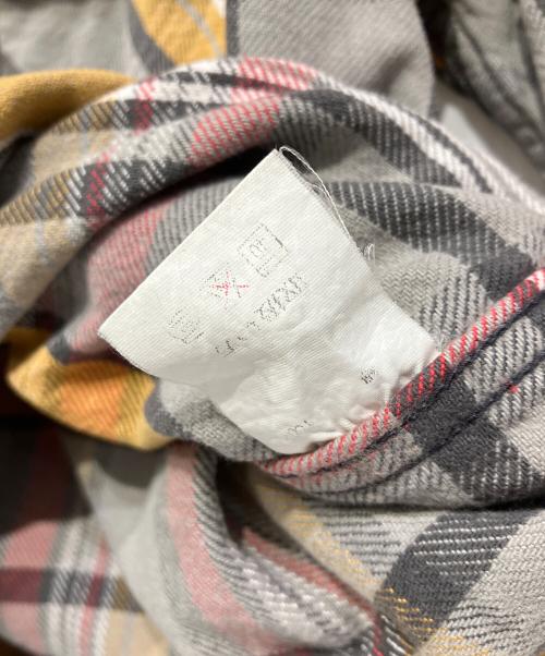 JELADO（ジェラード）JELADO (ジェラード) シャツジャケット グレー×レッド サイズ:XLの古着・服飾アイテム