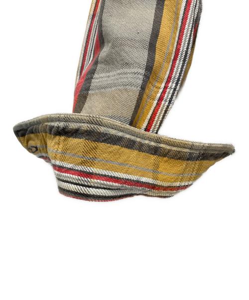 JELADO（ジェラード）JELADO (ジェラード) シャツジャケット グレー×レッド サイズ:XLの古着・服飾アイテム