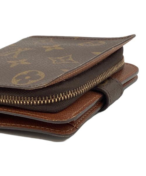 LOUIS VUITTON（ルイ ヴィトン）LOUIS VUITTON (ルイ ヴィトン) 2つ折り財布 コンパクトジップ ブラウンの古着・服飾アイテム