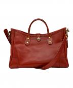 Herzヘルツ）の古着「横型2WAYトートバッグ」｜レッド