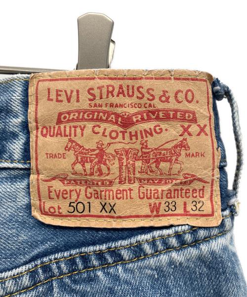 LEVI'S（リーバイス）LEVI'S (リーバイス) 501 XX デニムパンツ ボタンフライ 赤耳 1955 復刻 サックスブルー サイズ:W33 L32の古着・服飾アイテム