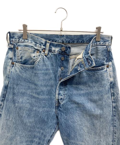 LEVI'S（リーバイス）LEVI'S (リーバイス) 501 XX デニムパンツ ボタンフライ 赤耳 1955 復刻 サックスブルー サイズ:W33 L32の古着・服飾アイテム