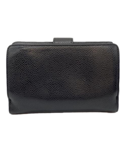CHANEL（シャネル）CHANEL (シャネル) 2つ折り財布 ココマーク ブラックの古着・服飾アイテム