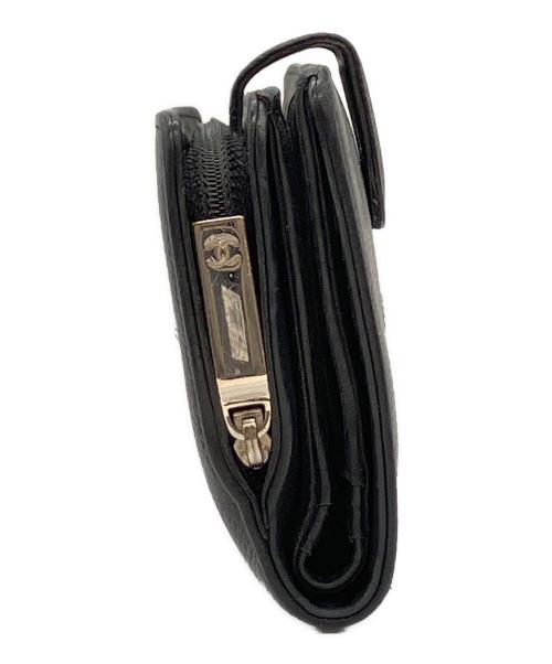 CHANEL（シャネル）CHANEL (シャネル) 2つ折り財布 ココマーク ブラックの古着・服飾アイテム