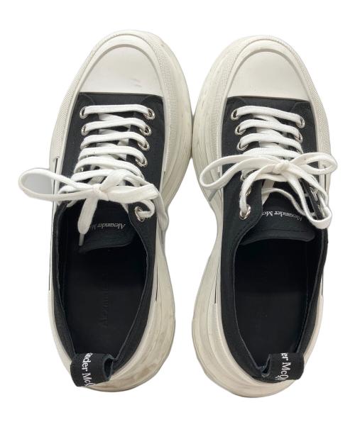 ALEXANDER McQUEEN（アレキサンダーマックイーン）ALEXANDER McQUEEN (アレキサンダーマックイーン) トレッドスリックレースアップ ブラック×ホワイト サイズ:26cmの古着・服飾アイテム