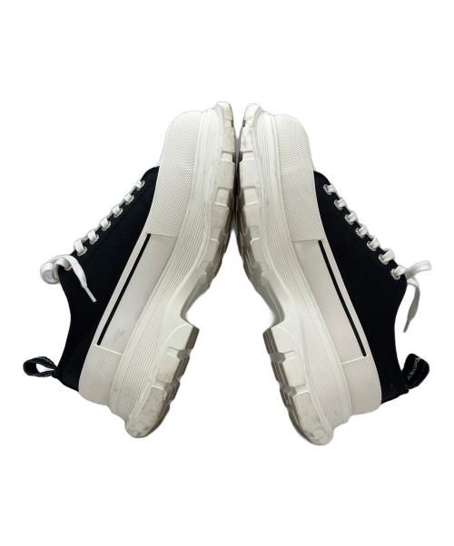 ALEXANDER McQUEEN（アレキサンダーマックイーン）ALEXANDER McQUEEN (アレキサンダーマックイーン) トレッドスリックレースアップ ブラック×ホワイト サイズ:26cmの古着・服飾アイテム