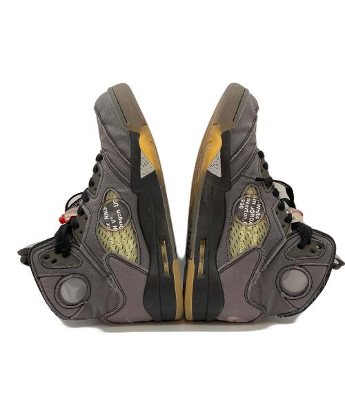NIKE（ナイキ）NIKE (ナイキ) OFFWHITE (オフホワイト) AIR JORDAN 5 RETRO SP グレー サイズ:26.5cmの古着・服飾アイテム