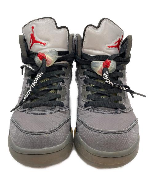 NIKE（ナイキ）NIKE (ナイキ) OFFWHITE (オフホワイト) AIR JORDAN 5 RETRO SP グレー サイズ:26.5cmの古着・服飾アイテム