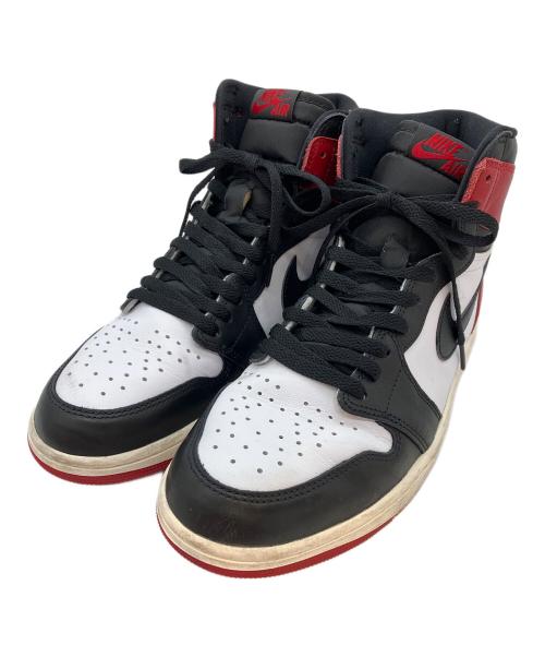 NIKE（ナイキ）NIKE (ナイキ) AIR JORDAN 1 RETRO HIGH OG レッド×ホワイト サイズ:28.5cmの古着・服飾アイテム