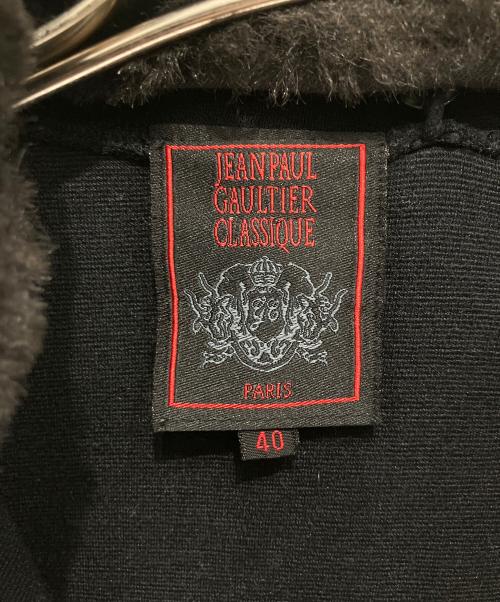 Jean Paul GAULTIER CLASSIQUE（ジャンポールゴルチエクラシック）Jean Paul GAULTIER CLASSIQUE (ジャンポールゴルチエクラシック) ジップジャケット ブラック サイズ:40の古着・服飾アイテム