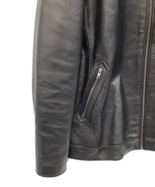 FORTIME（フォータイム）FORTIME (フォータイム) カウレザージャケット ブラック サイズ:5XLの古着・服飾アイテム