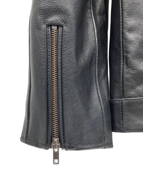 FORTIME（フォータイム）FORTIME (フォータイム) カウレザージャケット ブラック サイズ:5XLの古着・服飾アイテム