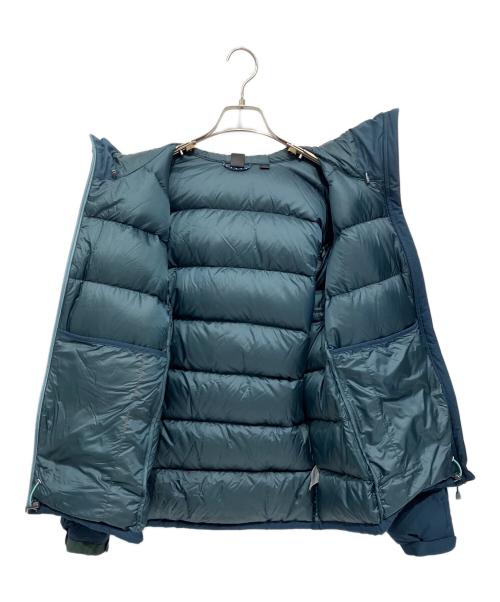 mont-bell（モンベル）mont-bell (モンベル) パーマフロスト ライトダウンパーカ ターコイズブルー サイズ:Mの古着・服飾アイテム