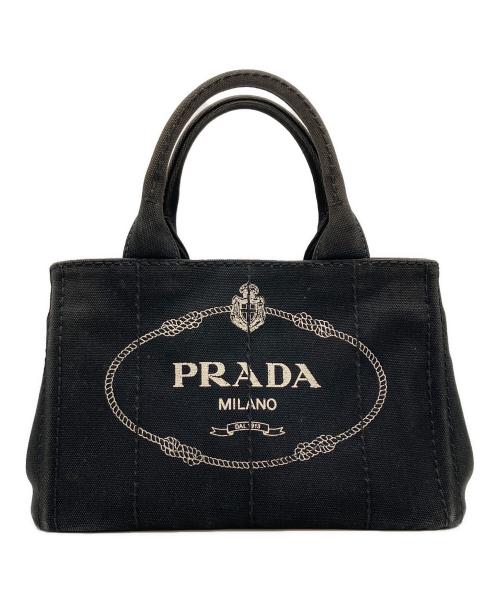 PRADA（プラダ）PRADA (プラダ) カナパトートバッグ ブラックの古着・服飾アイテム
