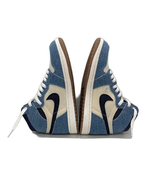 NIKE（ナイキ）NIKE (ナイキ) AIR JORDAN 1 RETRO HIGH OG DENIM インディゴ×ホワイト サイズ:26の古着・服飾アイテム