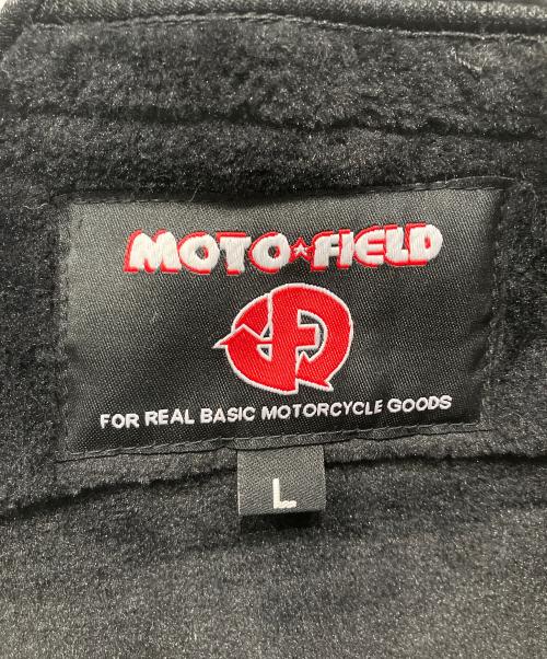 moto field（モトフィールド）moto field (モトフィールド) ライダースパンツ ブラック サイズ:Lの古着・服飾アイテム