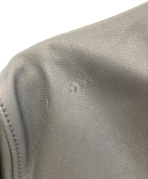HUGO BOSS（ヒューゴ ボス）HUGO BOSS (ヒューゴ ボス) レザージャケット ブラック サイズ:44の古着・服飾アイテム