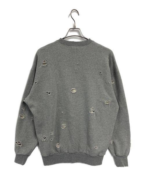 FREAK'S STORE（フリークスストア）FREAK'S STORE (フリークスストア) ダメージ加工スウェット グレー サイズ:Mの古着・服飾アイテム