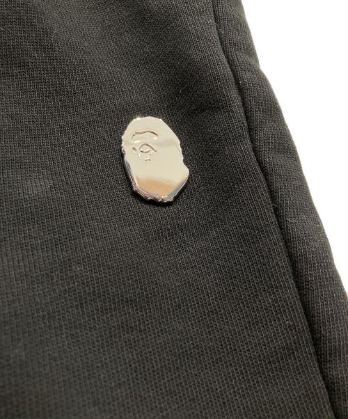 A BATHING APE（ア ベイシング エイプ）A BATHING APE (ア ベイシング エイプ) スウェットハーフパンツ ブラック サイズ:Lの古着・服飾アイテム