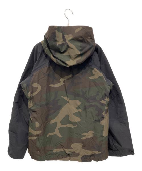 THE NORTH FACE（ザ ノース フェイス）THE NORTH FACE (ザ ノース フェイス) NOVELTY MOUNTAIN JACKET ブラック×ブラウン×オリーブ サイズ:Sの古着・服飾アイテム