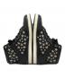 中古・古着 JIMMY CHOO (ジミーチュウ) スタースタッズ レザー ハイカット ブラック サイズ:40：15000円