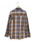 AURALEE (オーラリー) 長袖シャツ ブラウン×ブルー サイズ:4：40000円