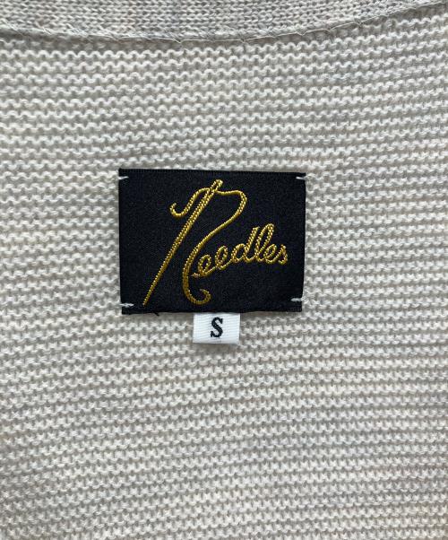 Needles（ニードルズ）Needles (ニードルズ) Vネックカーディガン ホワイト サイズ:Sの古着・服飾アイテム