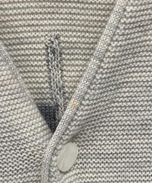 Needles（ニードルズ）Needles (ニードルズ) Vネックカーディガン ホワイト サイズ:Sの古着・服飾アイテム