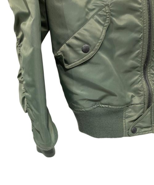 AVIREX（アヴィレックス）AVIREX (アヴィレックス) SUBCIETY (サブサエティ) L-2Bフライトジャケット グリーン サイズ:Mの古着・服飾アイテム