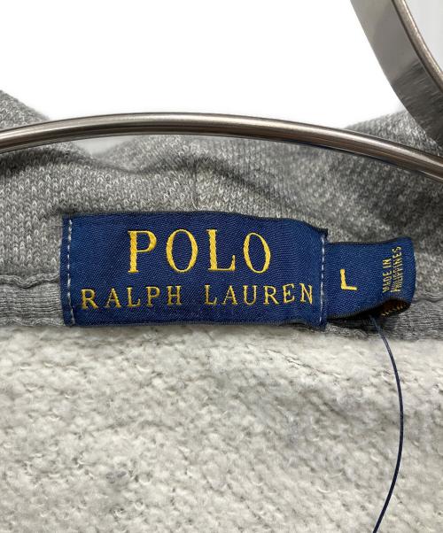 POLO RALPH LAUREN（ポロ・ラルフローレン）POLO RALPH LAUREN (ポロ・ラルフローレン) プルオーバーパーカー グレー サイズ:Lの古着・服飾アイテム
