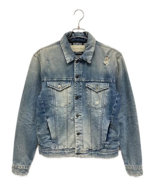 Calvin Klein Jeans（カルバンクラインジーンズ）Calvin Klein Jeans (カルバンクラインジーンズ) デニムジャケット インディゴ サイズ:S 未使用品の古着・服飾アイテム