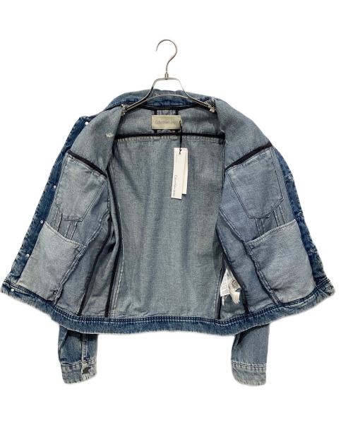 Calvin Klein Jeans（カルバンクラインジーンズ）Calvin Klein Jeans (カルバンクラインジーンズ) デニムジャケット インディゴ サイズ:S 未使用品の古着・服飾アイテム