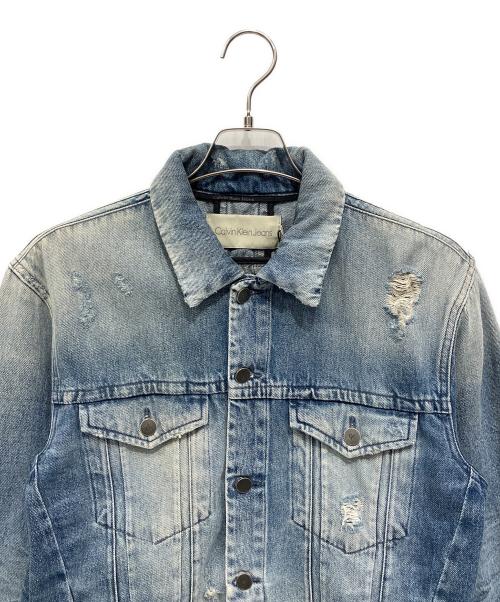 Calvin Klein Jeans（カルバンクラインジーンズ）Calvin Klein Jeans (カルバンクラインジーンズ) デニムジャケット インディゴ サイズ:S 未使用品の古着・服飾アイテム