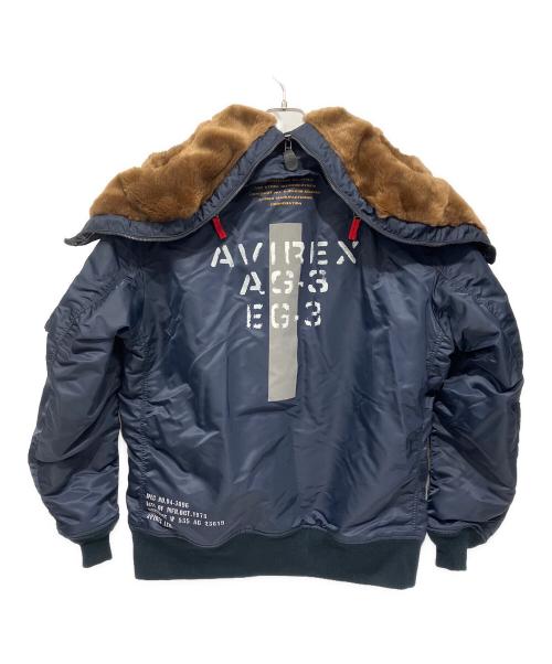 AVIREX（アヴィレックス）AVIREX (アヴィレックス) MA-1ジャケット ネイビー サイズ:2XLの古着・服飾アイテム