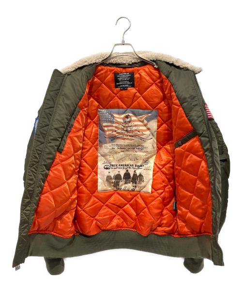 TOP GUN（トップガン）TOP GUN (トップガン) ボンバージャケット オリーブ サイズ:Lの古着・服飾アイテム