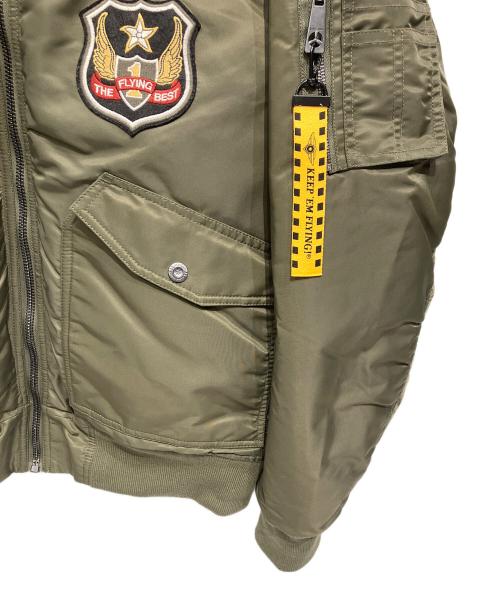 TOP GUN（トップガン）TOP GUN (トップガン) ボンバージャケット オリーブ サイズ:Lの古着・服飾アイテム