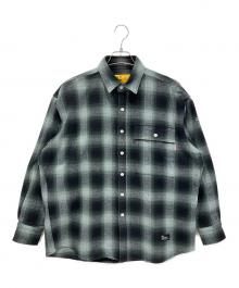 FAT×big mac（エフエーティー×ビッグマック）の古着「長袖シャツ」｜グリーン