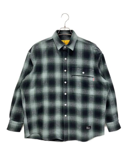 FAT（エフエーティー）FAT (エフエーティー) big mac (ビッグマック) 長袖シャツ グリーン サイズ:TITCHの古着・服飾アイテム