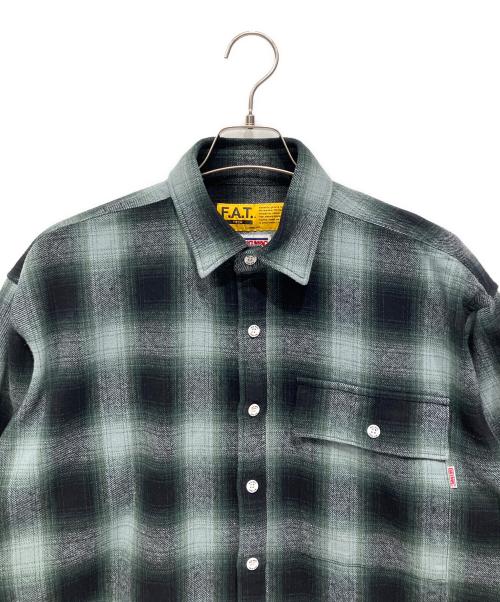 FAT（エフエーティー）FAT (エフエーティー) big mac (ビッグマック) 長袖シャツ グリーン サイズ:TITCHの古着・服飾アイテム