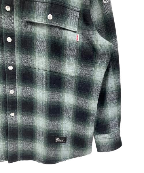 FAT（エフエーティー）FAT (エフエーティー) big mac (ビッグマック) 長袖シャツ グリーン サイズ:TITCHの古着・服飾アイテム