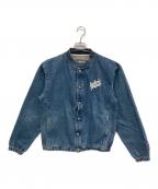 Hysteric Glamourヒステリックグラマー）の古着「HG SOUND LOGO デニムトラックブルゾン」｜インディゴ